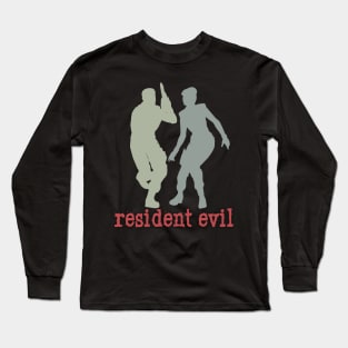 Resident Evil - Chris and Jill Long Sleeve T-Shirt